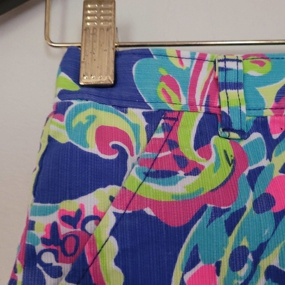 Lilly Pulitzer Girls Mini Callahan Shorts Size 12 Multicolor Lightweight - Picture 4 of 8